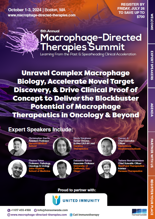 6th Macrophage-Directed Therapies Summit - Full Agenda